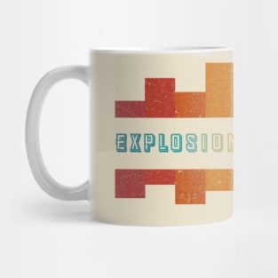 Explosions Vintage Dsitressed Mug